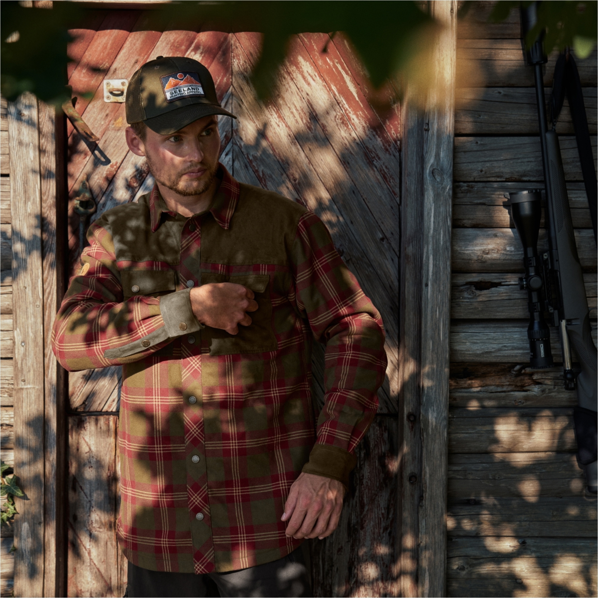 Seeland Herren Vancouver Shirt 4021980060014 - Red Check